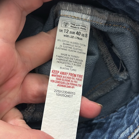 Miss Selfridge Plaited Flare  Jeans - Picture 11 of 11